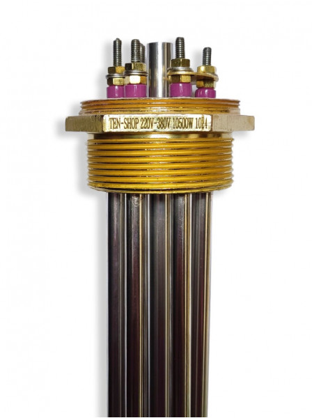 ТЭН 10.5 кВт, L-330мм резьба G2 59мм