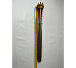 Блок ТЭН 6000W 220/400V - G1,5 (48мм), медь, L-43см, под винт