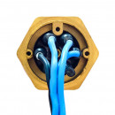 20620094648 Блок ТЭН NM 7000W 220/400V, нержавейка, G1,5 (48мм), L-430мм