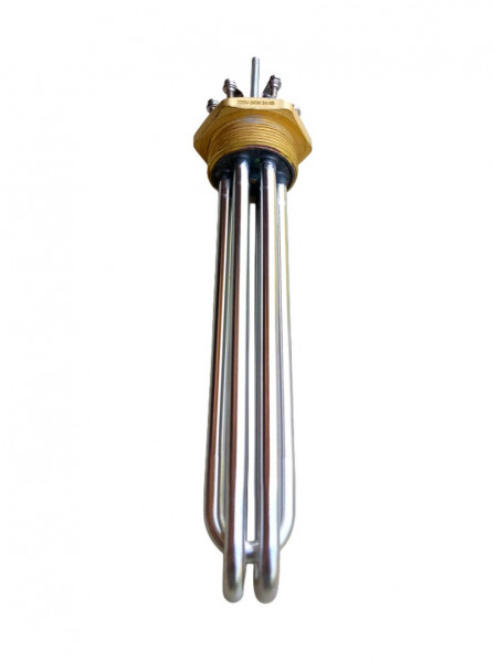 Блок ТЭН 3000W 220/400V - G1,5 (48мм), нерж, L-23см, под винт