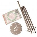 5260002 ТЭН 3000W для бойлера Jaspi VLM, VLK в комплекте с прокладкой, фланцем, болтами