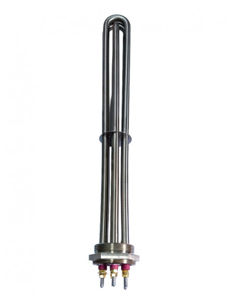 ТЭН резьбовой 12000W/380V, усиленная нерж., G2, L-450