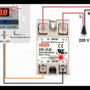 3068976542 Терморегулятор термостат электронный XH-W3002