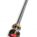 3402207_kit ТЭН радиаторный RG 700W/220V, левая резьба G1 (33мм.) + термостат