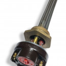 3402200_kit ТЭН радиаторный RG 1000W/220V, левая резьба G1 (33мм.) + термостат