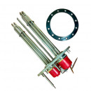 9951299 Фланец Austria Email в сборе с ТЭНами 40kW