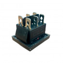 301206 Выключатель одноклавишный, двухрежимный (красный) 16A/250V