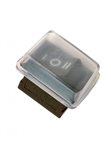 Переключатель двухрежимный черный 6A/250V