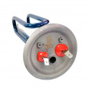 46210129 ТЭН RF 1500W/220V нерж. с эмалью