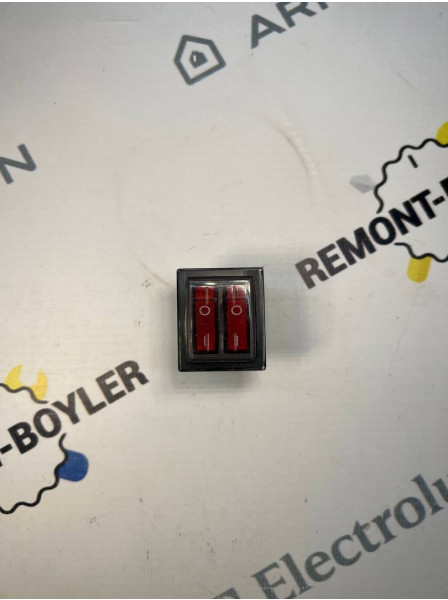 Выключатель двухклавишный Ariston 16A/250V, 20A/125V
