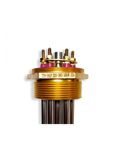 Блок ТЭН 5000W/220-380V L-300мм., нерж, G2