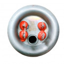 66052 ТЭН DN 2000W/230V, медный, под анод М4, верт., 4 контакта