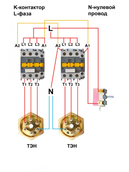 Фланец Austria Email в сборе с ТЭНом 15kW/220V
