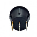 66050 Выключатель одноклавишный 10А/250V, круглый (красный)