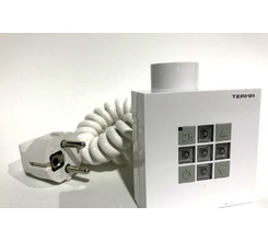 Блок управления Terma KTX 2 кабель спиральный 2,5 с вилкой, белый