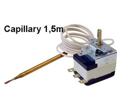 Термостат регулировочный 0-90°C с капиляром 1500 мм. D6